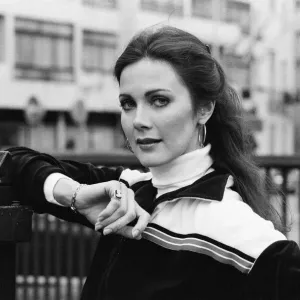 Lynda Carter Print - Wonder Woman in London Lynda Carter Print - Wonder Woman in London