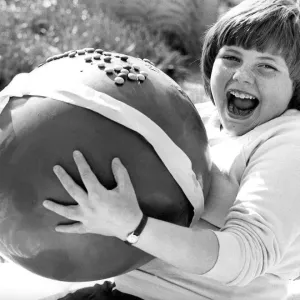 Lynn McGiven of Birtley won this giant Easter egg in a Chronicle Easter card colouring Lynn McGiven of Birtley won this giant Easter egg in a Chronicle Easter card colouring