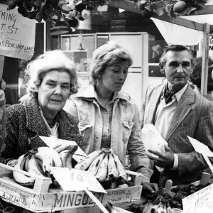 M Flemings barrow one the streets of Newcastle on 1st August 1974