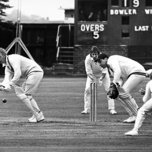 M Hill of Marske batting against Stockton at Stockton. 2nd June 1978 M Hill of Marske batting against Stockton at Stockton. 2nd June 1978