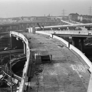 The M6 interchange at Gravelly Hill under construction, also known as Spaghetti Junction The M6 interchange at Gravelly Hill under construction, also known as Spaghetti Junction