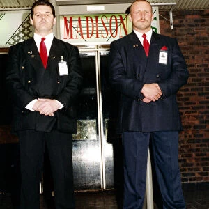 Madison nightclub in Newcastle, Tyne and Wear. Left to right