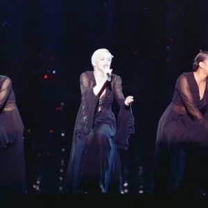 Madonna in concert. The Girlie Show World Tour, Wembley Stadium. 25th September 1993 Madonna in concert. The Girlie Show World Tour, Wembley Stadium. 25th September 1993