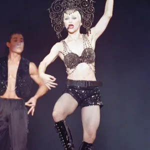 Madonna in concert. The Girlie Show World Tour, Wembley Stadium. 25th September 1993 Madonna in concert. The Girlie Show World Tour, Wembley Stadium. 25th September 1993