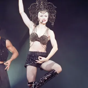 Madonna in concert. The Girlie Show World Tour, Wembley Stadium. 25th September 1993 Madonna in concert. The Girlie Show World Tour, Wembley Stadium. 25th September 1993