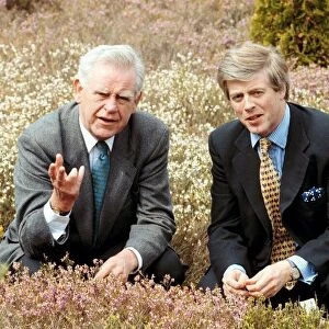 Magnus Magnusson and Lord Lindsay at Rural Centre Ingliston for Scottish Biodiversity