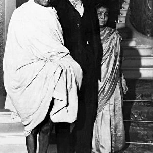 Mahatma Gandhi leader of the anti Imperial movement in India during the 1930s