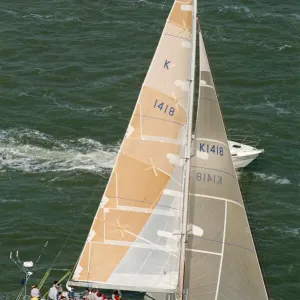 Maiden returns to the UK. 28th May 1990. The first all woman crew to sail Maiden returns to the UK. 28th May 1990. The first all woman crew to sail