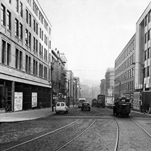 A mail street in Liverpool. Circa 1960
