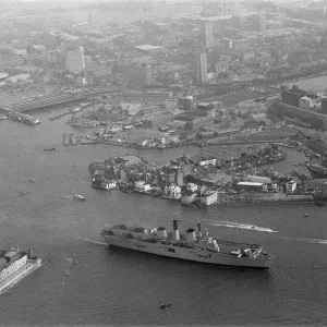 The main body of the Royal Navy Task force that is going to the Falklands set sail