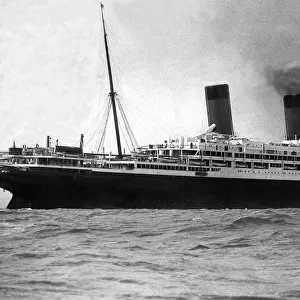 The Majestic, the worlds largest linerm, which was bought by the White Star Line