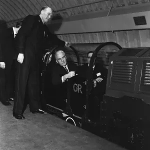 Her Majesty's Postmaster General Opens G.P.O. Railway Exhibition, 1967 Print Her Majesty's Postmaster General Opens G.P.O. Railway Exhibition, 1967 Print