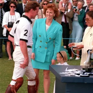 Major James Hewitt and Sarah Duchess of York at Polo Meeting Print