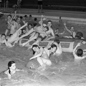 Making a big splash at Huddersfield Sports Centre during a fun session with this