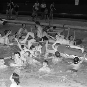 Making a big splash at Huddersfield Sports Centre during a fun session with this