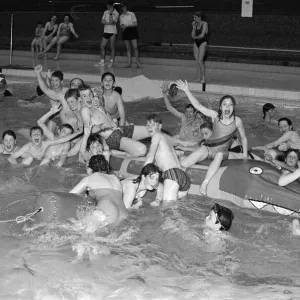 Making a big splash at Huddersfield Sports Centre during a fun session with this