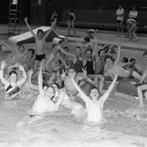 Making a big splash at Huddersfield Sports Centre during a fun session with this