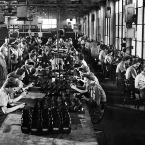 Making meters at Prescot. British Insulated Callenders Cables factory Making meters at Prescot. British Insulated Callenders Cables factory