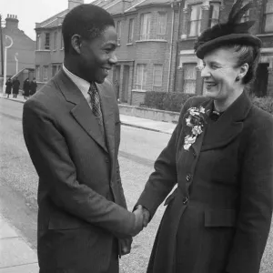 Making a polling day tour of her Fulham constituency. Dr Edith Summerskill Making a polling day tour of her Fulham constituency. Dr Edith Summerskill