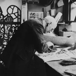The making of a stained glass window intended for Liverpools Anglican cathedral The making of a stained glass window intended for Liverpools Anglican cathedral