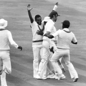 Malcolm Marshall Print - West Indies Cricket Celebration