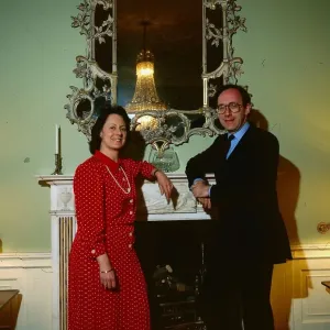 Malcolm Rifkind Print: Politician with Wife Edith in Home Setting