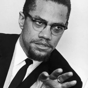Malcolm X in Smethwick, 12th February 1965 Print