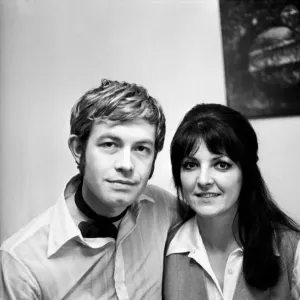 Man and woman in their home. November 1969 Z11262-007 Man and woman in their home. November 1969 Z11262-007