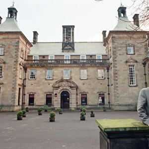 The manager of Crathorne Hall Hotel, Mr Julian Ayres pictured outside the front of