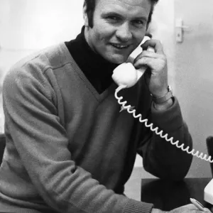 Ron Atkinson Preparing for Walsall Cup Match Print 1972 Ron Atkinson Preparing for Walsall Cup Match Print 1972