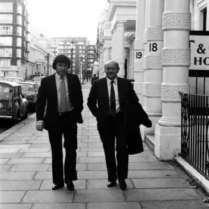 Manager Terry Venables and Chairman Jim Gregory of Queens Park Rangers F Manager Terry Venables and Chairman Jim Gregory of Queens Park Rangers F