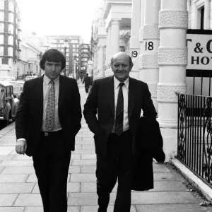 Manager Terry Venables and Chairman Jim Gregory of Queens Park Rangers F Manager Terry Venables and Chairman Jim Gregory of Queens Park Rangers F