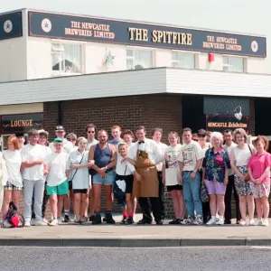 Print of Managers and Staff Walking for Charity, 30th June 1993 Print of Managers and Staff Walking for Charity, 30th June 1993