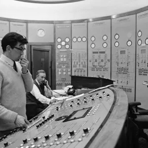 Manchester and Area electricity control room where all the power cut decisions are taken