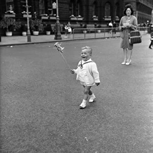 Manchester Church of England Whit Monday walks. Jimmy Haye, aged 18 months