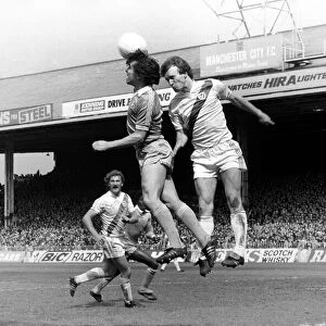 Manchester City 1 v. Crystal Palace 1. Division One Football. May 1981 MF02-28-032