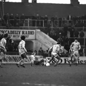 Manchester City 6 v. Norwich City 0. Copa F.A. Enero de 1981 MF