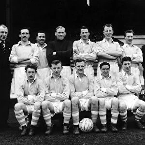 Manchester City Football Team 1955 Seated (L-R) Paddy Fagan, Joe Hayes, Don Revie
