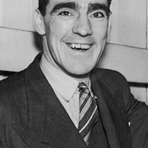 Manchester city footballer Frank Swift. Circa 1947
