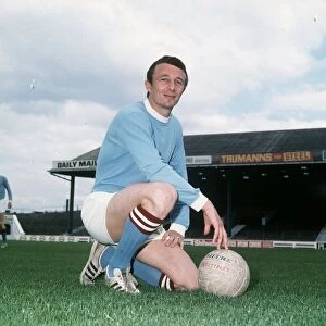 Manchester City footballer Mike Summerbee. Circa 1969