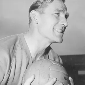 Manchester City goal keeper Bert Trautmann Circa 1960 Manchester City goal keeper Bert Trautmann Circa 1960