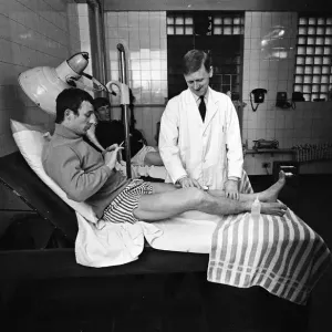 Manchester City players Colin Bell and Mike Summerbee (nearest camera Manchester City players Colin Bell and Mike Summerbee (nearest camera