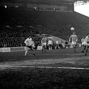 Manchester City v. Leeds United. Action From the match. November 1969 Z11535-009