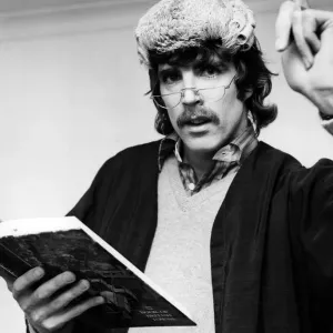 Manchester City's Paul Power in Wig and Gown Print, 1979