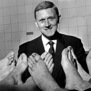 Manchester City Physiotherapist Peter Blakey Print 1965