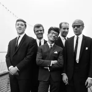 Freddie and the Dreamers on Britannia Pier Print 1963
