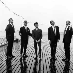 Manchester pop group Freddie and the Dreamers on Britannia Pier in Great Yarmouth Manchester pop group Freddie and the Dreamers on Britannia Pier in Great Yarmouth