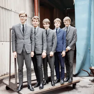 Hermans Hermits at Alpha Studios Print, 1st September 1964