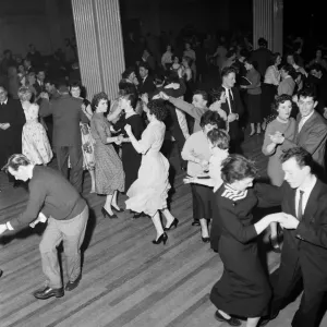 Manchester Rock and Roll Fans Compete for Tickets Print 7th February 1957
