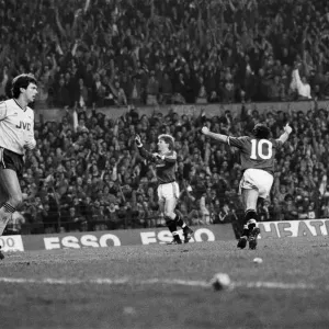 Manchester United 2-0 Arsenal, Old Division One, Old Trafford, January 24th 1987 Manchester United 2-0 Arsenal, Old Division One, Old Trafford, January 24th 1987